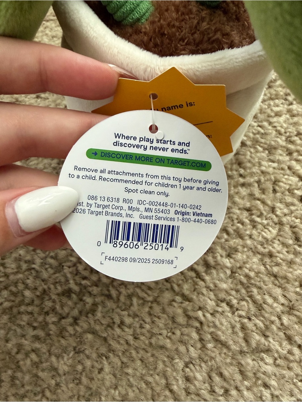 Giggle Scape Plush Potted Plant - Picture 4 of 5